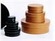 Boîtes rondes et ovales en vrai cuir italien in Collection pour la maison en cuir véritable