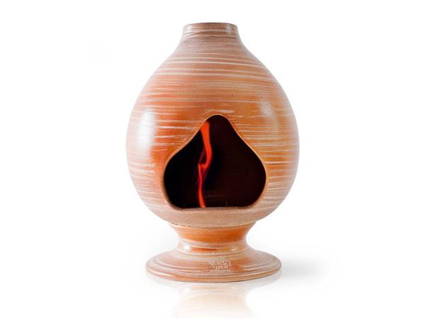 Arabo fireplace in ceramic