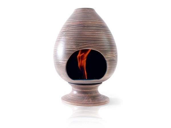 Fireplace in ceramic Pigna