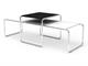 Marcel Breuer metal small table Laccio with laminated top in Coffee tables