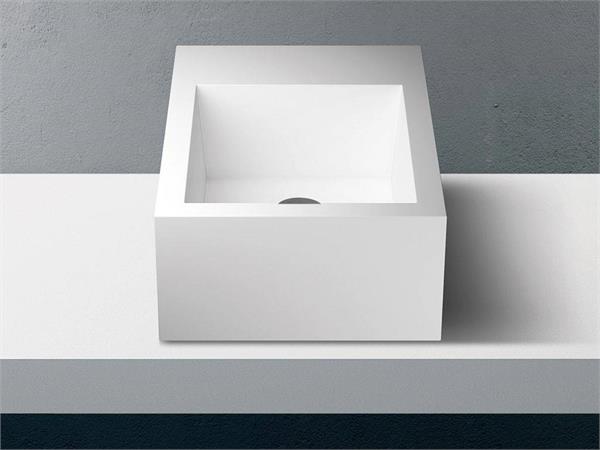 Countertop washbasin in Betacryl Solid Surface Impluvium
