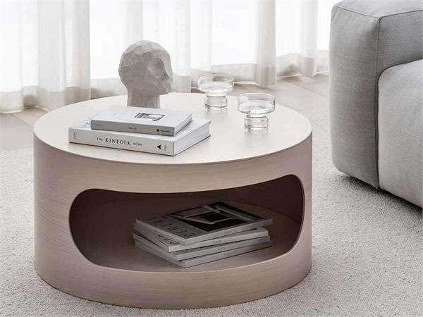 Low round coffee table Settanta