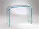 Curved glass console Console in Tables and consoles