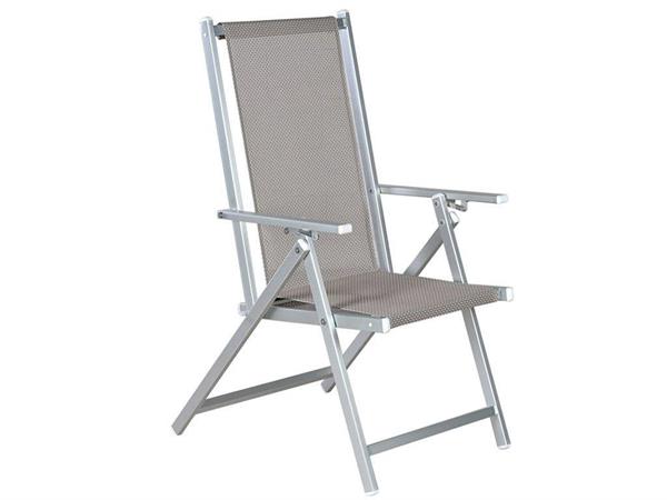 Marinella chaise longue en aluminium
