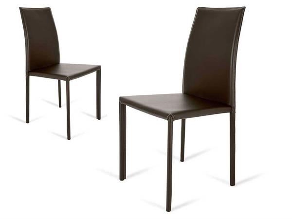 Cortina Hoch Stuhl mit Leder oder Lederfaserstoff bezogen