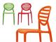Stuhl aus Plastik Polypropylen Top Gio in Außenstühle