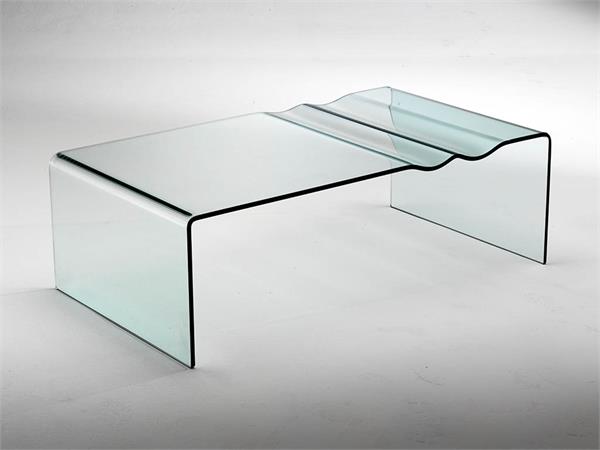 Table basse design en verre Dune