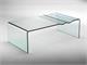 Table basse design en verre Dune in Tables basses