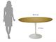 127 cm round table Turban in Dining tables