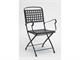 Isabella folding chair with armrests in Outdoor seats