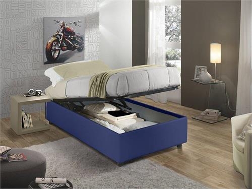 letto singolo con contenitore - apertura laterale - Sunny V1