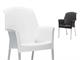 Polypropylene chair Super Jenny in Outdoor seats