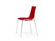 Plastic polycarbonate chair Zebra Antishock in Living room