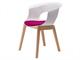 Fauteuil avec cadre en bois Natural Miss B Antishock chaise in Jour