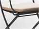 Isabella folding chair with armrests in Outdoor