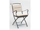 Isabella folding chair with armrests in Outdoor