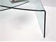 Coffee table in curved glass for living room Spectaculaire in Living room