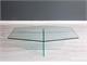 Lord rectangular glass coffee table in Living room