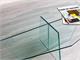 Lord rectangular glass coffee table in Living room