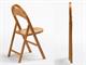 Wood folding chair Tric in Living room