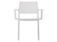 Plastic chair with armrests Kate in Outdoor