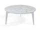 Table Basse Ronde avec Plateau en Marbre Nordic in Jour