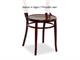 Thonet stool 01CR/SG  in Living room