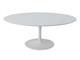 Table basse ovale Tulip 105x70 H 41 in Jour