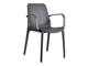 Plastic chair with armrests Ginevra in Living room