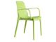 Plastic chair with armrests Ginevra in Living room