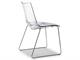 Transparent chair Zebra Antishock  in Living room