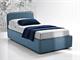 Letto singolo con contenitore apertura laterale Sunny V1 in Notte