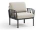 Outdoor armchair Anthracite Komodo in Outdoor