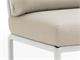 Outdoor armchair White Komodo Central Element in Outdoor