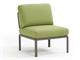 Garden armchair Dove-grey Komodo Central Element in Outdoor