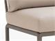 Garden armchair Dove-grey Komodo Central Element in Outdoor