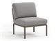 Fauteuil de jardin Komodo Gris Taupe élément central in Extérieur