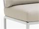 Balcony armchair White Komodo corner element in Outdoor