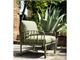 Balcony armchair Anthracite Komodo corner element in Outdoor