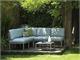 Balcony armchair Dove-grey Komodo corner element in Outdoor