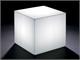 Pouf lumineux Cube Blok in Extérieur