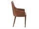 Living room leather armchair with armrests Palladio in Living room