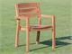 Garden teak armchairs Nico in Outdoor