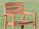 Garden teak armchairs Nico in Outdoor