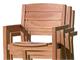 Garden teak armchairs Nico in Outdoor