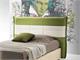 Letto singolo con testata design Nuvola in Notte