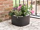 Low square planter Rodi in Outdoor