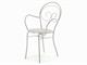 Metal garden chairs with arms Mimmo in Outdoor