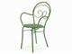 Metal garden chairs with arms Mimmo in Outdoor