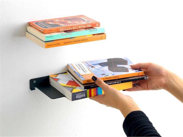 Bedside shelf - metal shelf- Invisible